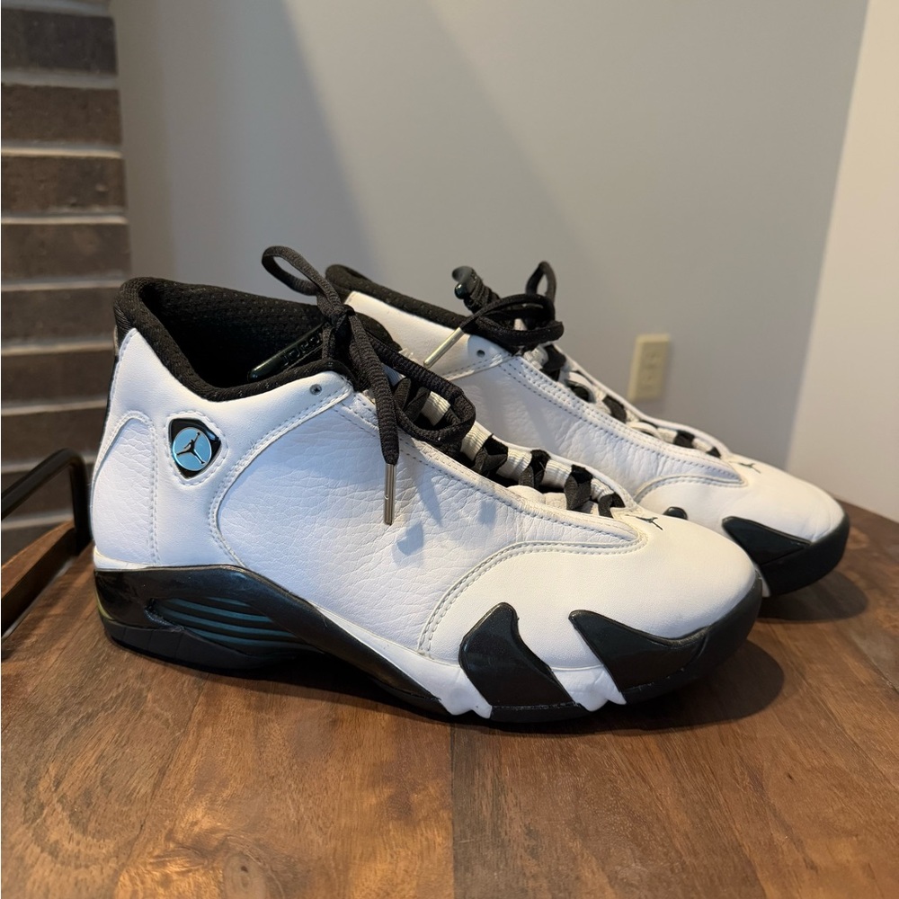 Nike Air Jordan 14 OG Oxidized Green Size 6 136011103 Chicago Black Toe XIV